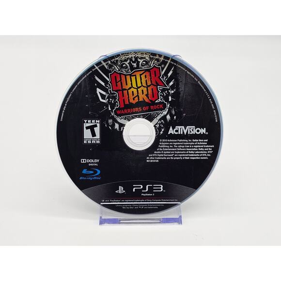 Guitar Hero: Warriors of Rock - Sony Playstation 3 - Disc Only - Tested! - Picture 1 of 2